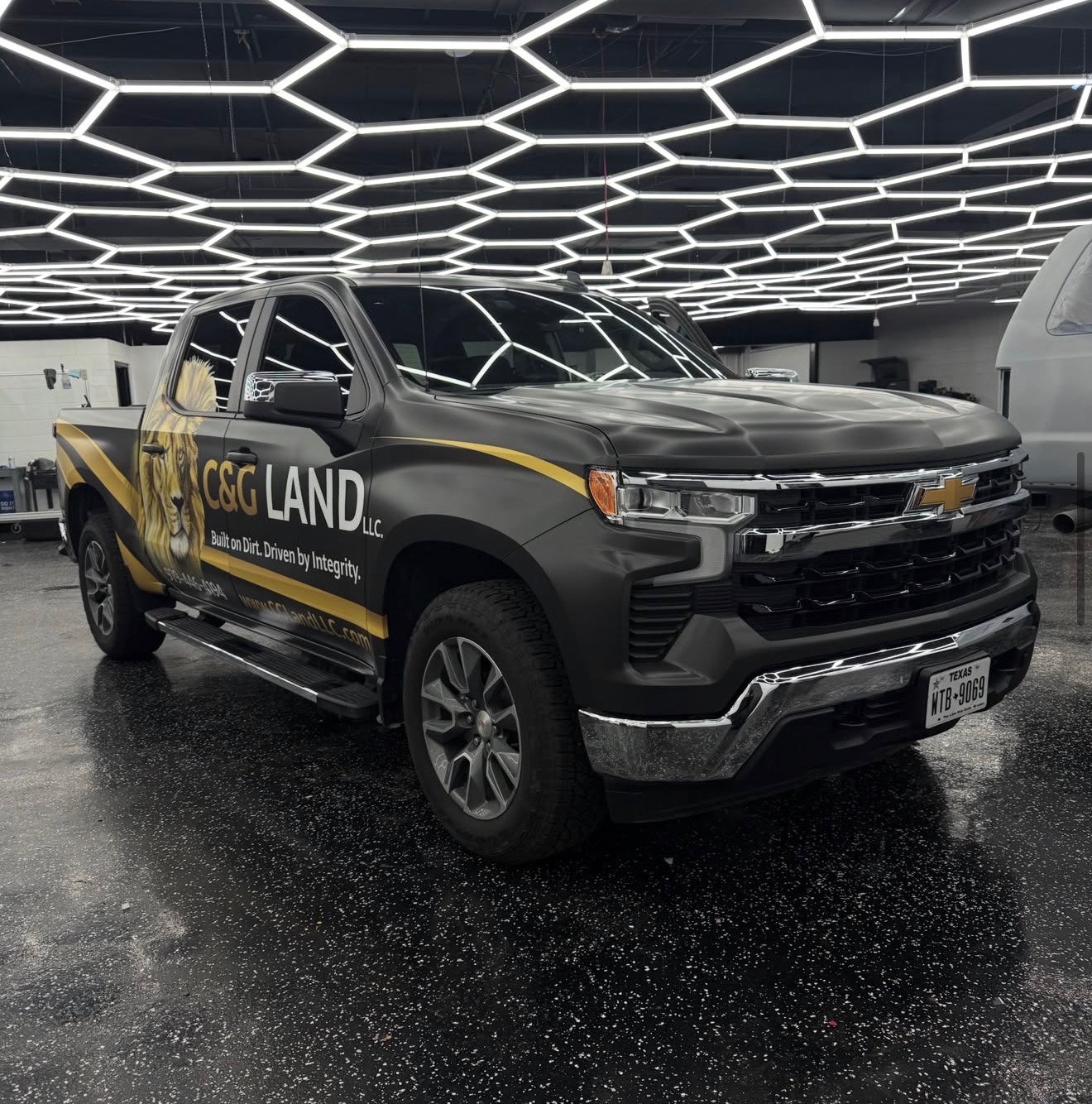 Vehicle wrap corner detail — Sleepr Studio College Station TX