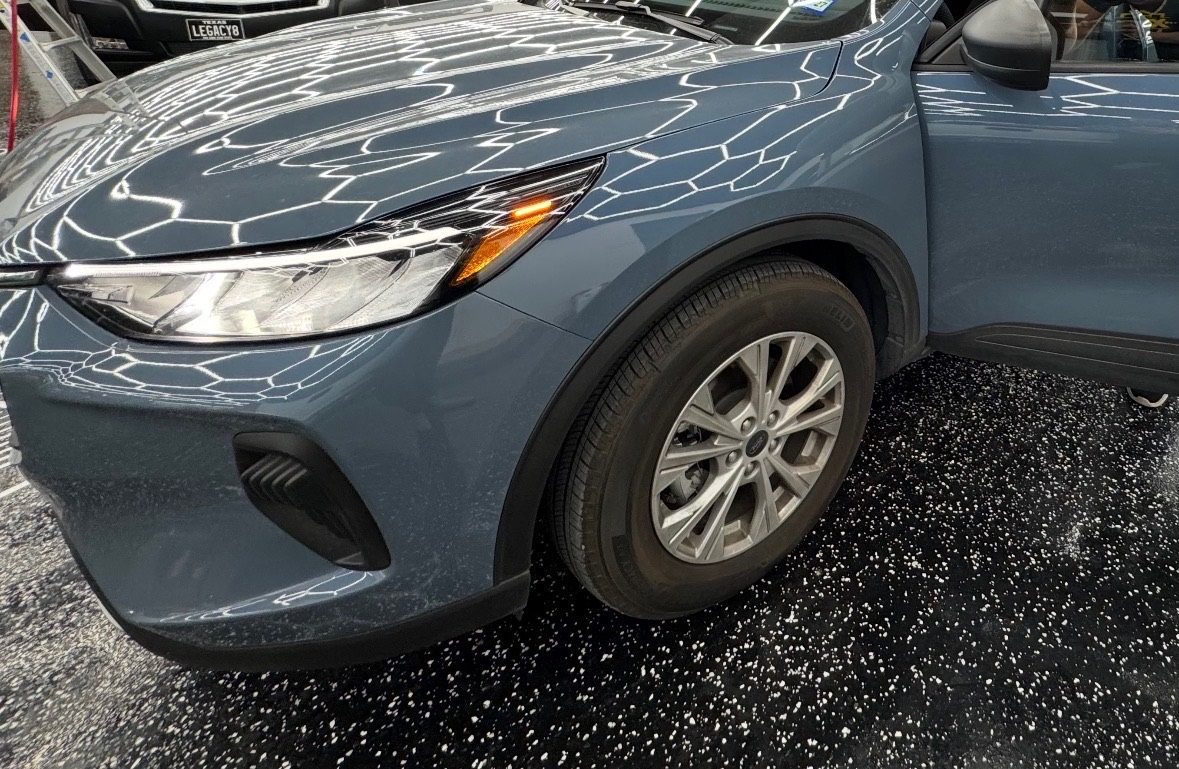 Ford Escape ceramic coating fender detail at Sleepr Studio College Station TX